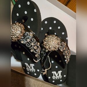 Montana West Bling Bling Sandals NWT